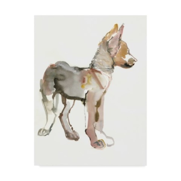 Trademark Fine Art Mark Adlington 'Waggle Arabian Wolf Pup' Canvas Art, 14x19 BL01761-C1419GG